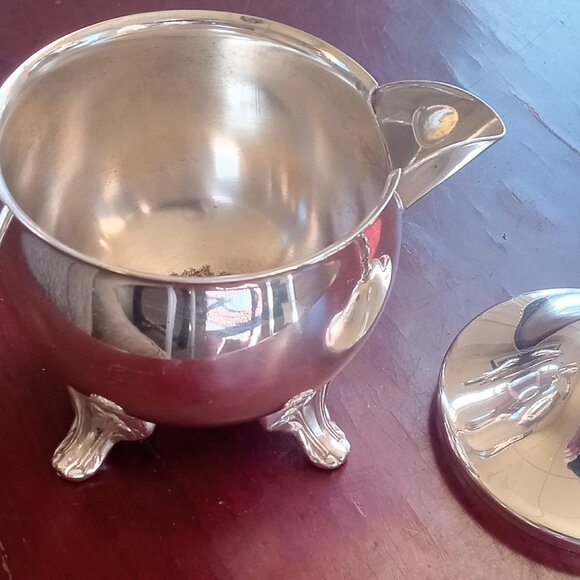 Vintage Kent Silversmiths Silverplate Coffee / Tea Set W/ Tray - Baroque - Picture 15 of 16